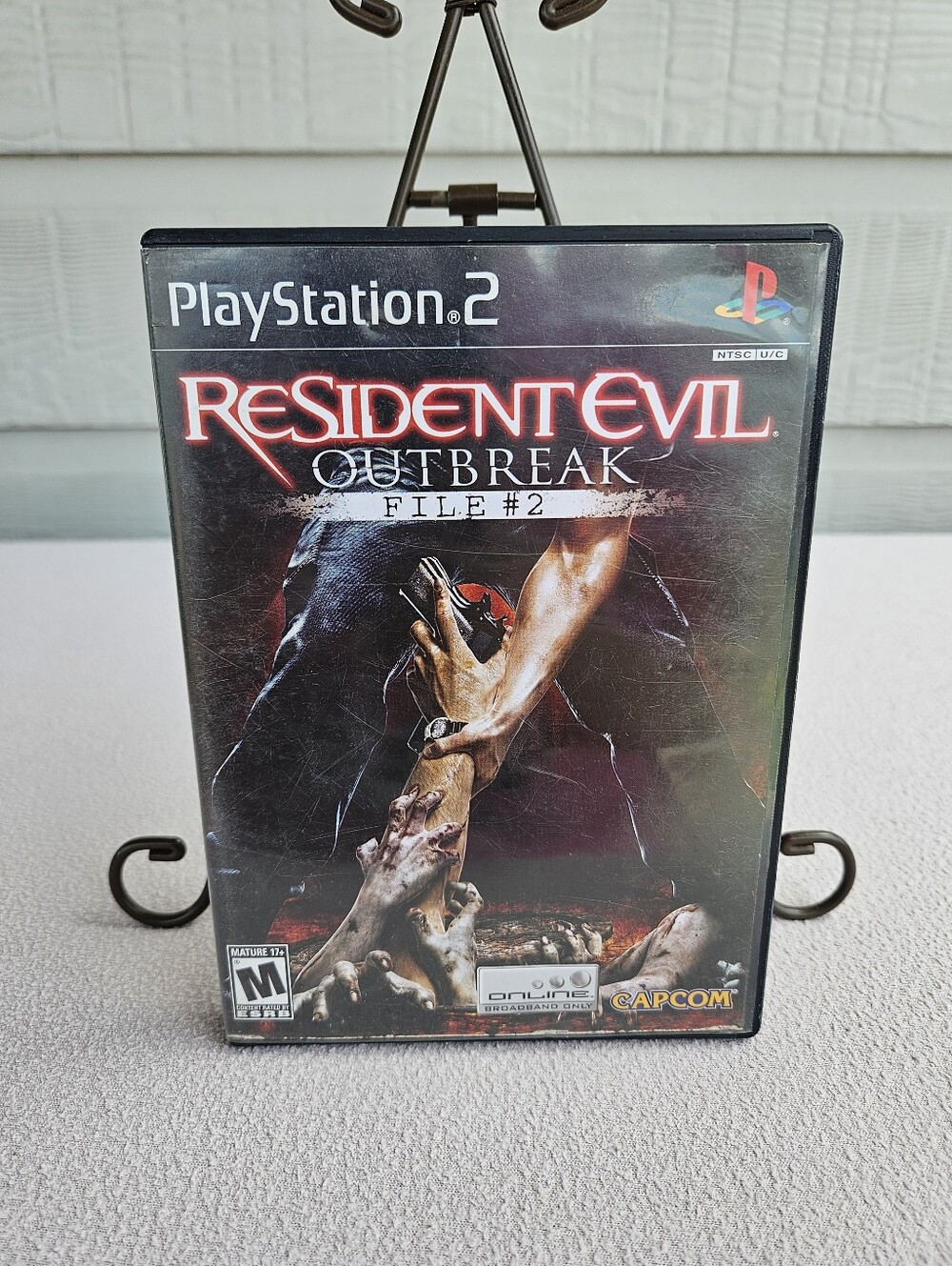 PS2 Resident Evil Outbreak File #2 PlayStation 2 2005 CIB Manual Rebate Card